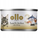 Ollo Cat Tuna Shrimp Lobster Zestaw wszystkich smaków 24x70g