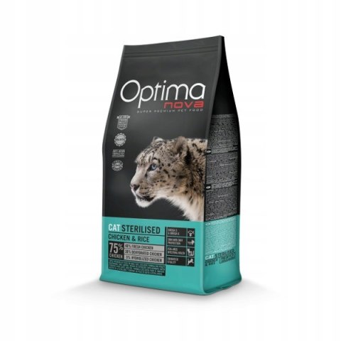 Optimanova Cat Adult Sterilised Chicken & Rice 2kg