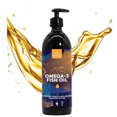 POKUSA Omega-3 Fish Oil 500ml DZIKIE RYBY MORSKIE