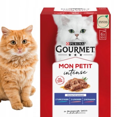 PURINA GOURMET MON PETIT RYBNE SMAKI KARMA 6x50g