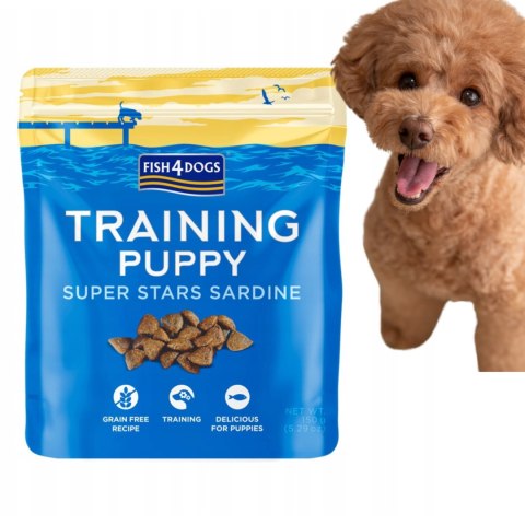 Przysmaki Fish4Dogs Puppy Super Star Training Sardine 150g