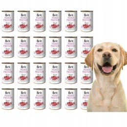 Puszki Brit Mono Protein Lamb zestaw 24x400g