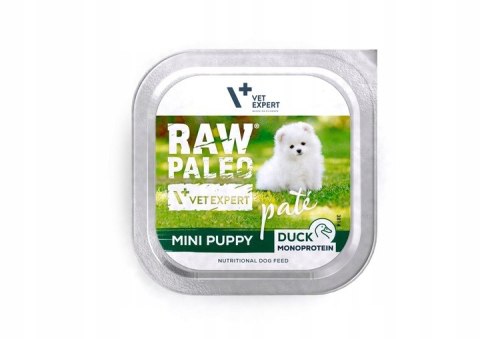 RAW PALEO MIX SMAKÓW PATE MINI PUPPY alu tray 12X150g indyk kaczka wieprz