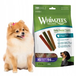 WHIMZEES DENTAL Stix XS 56 szt GRYZAK DENTYSTYCZNY HYPOALERGICZNY