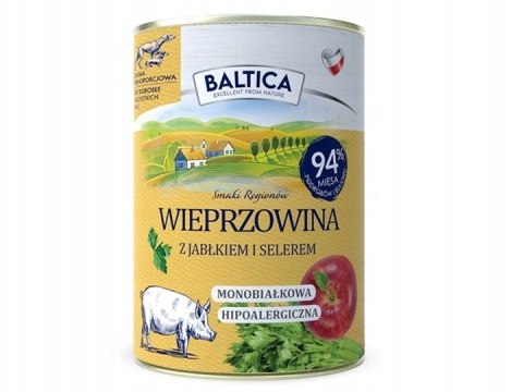 BALTICA PUSZKI MIX WSZYSTKICH SMAKÓW JAGNIĘCINA DZICZYZNA KRÓLIK 12x400