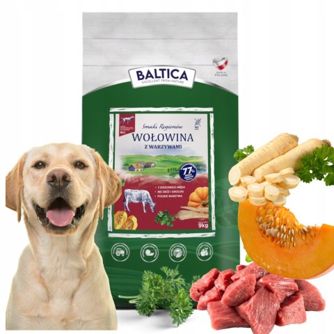 BALTICA SMAKI REGIONÓW Wołowina z warzywami M/L 9kg