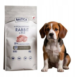 Baltica Nutraceitic Hypoallergenic Królik z Ryżem M 9kg Karma dla Psów