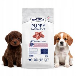 Baltica Puppy Jagnięcina z Ryżem 12kg Sucha Karma dla Szczeniąt
