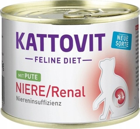 Kattovit Niere Renal Dieta nerkowa Indyk puszka 185 g