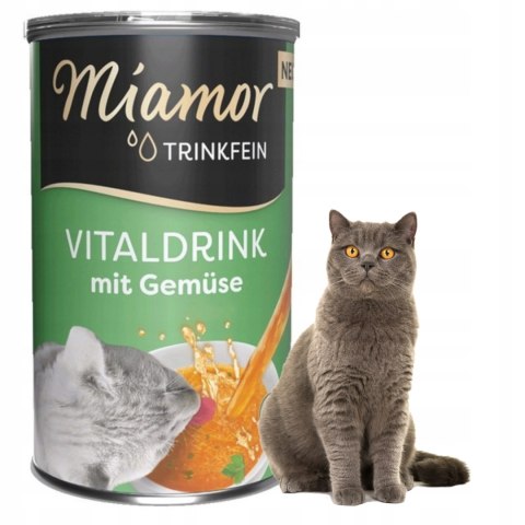MIAMOR VITALDRINK MIX SMAKÓW napój dla wybrednych kotów zupa 24 x 135ml