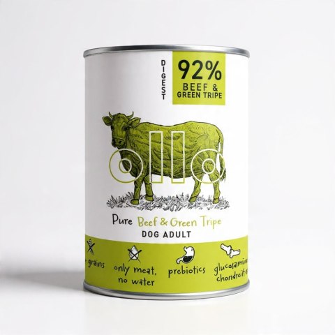 OLLO Pure Wołowina i Żwacze 850g