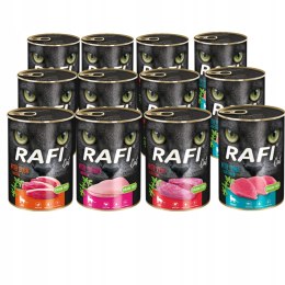 Rafi Cat Dolina Noteci Tuńczyk Cielęcina Kaczka 12x400 ULUBIONE SMAKI