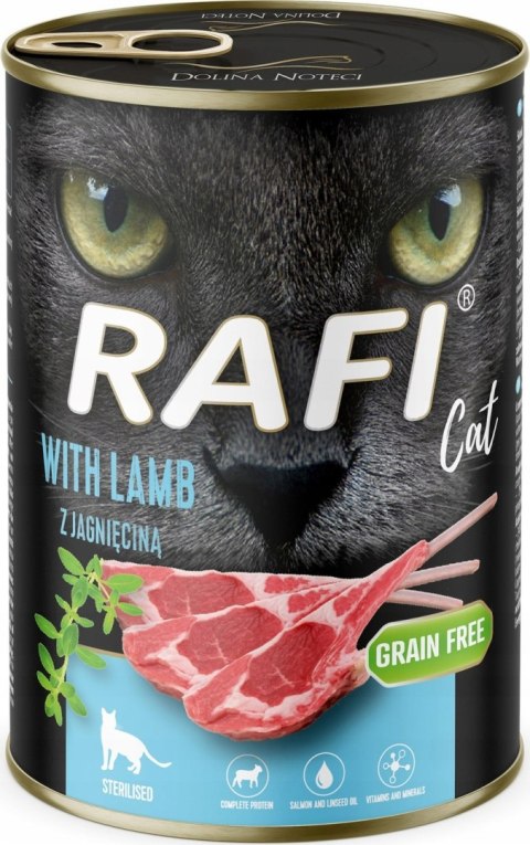 Rafi Cat Dolina Noteci Tuńczyk JAGNIĘCINA KRÓLIK 12x400 ULUBIONE SMAKI