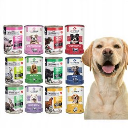 WIEJSKA ZAGRODA Monobiałkowa Mix karma mokra dla psa 12 x 400 VetPrime