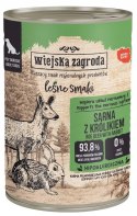 Wiejska Zagroda MIX SMAKÓW SARNA JELEŃ DZIK 12x400g MIX LEŚNYCH SMAKÓW