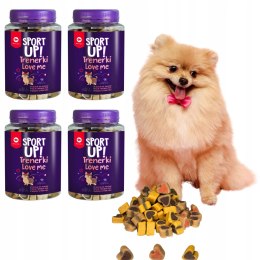 ZESTAW PRZYSMAKÓW Maced SPORT UP! TRENERKI LOVE ME 4 X 300 G smaczki