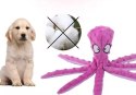 Zabawka Piszcząca Szeleszcząca dla Psa Szczeniaka Ośmiornica RÓŻOWA