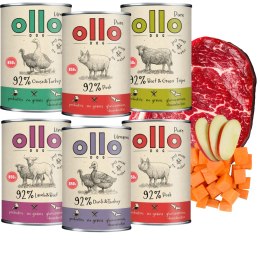 OLLO MIX SMAKÓW MEGA ZESTAW 6X850 INDYK kaczka booster