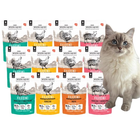 WIEJSKA ZAGRODA FILECIKI DLA KOTA 12X85