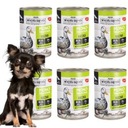 WIEJSKA ZAGRODA MONOBIAŁKOWA KACZKA ZESTAW 6X400 PUSZKI