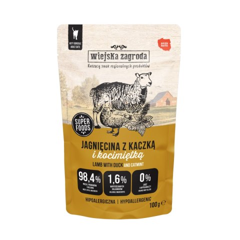 Wiejska Zagroda Saszetki dla kota 24x100