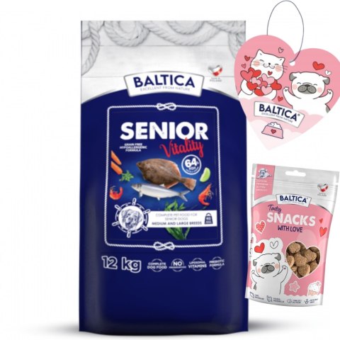 Baltica Senior Vitality 12kg Duże i średnie psy 8+