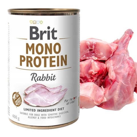 Brit MonoProtein Rabbit 400 monobiałkowy królik monoproteinowy ALERGIK