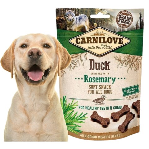 Carnilove Soft Snack Duck Rosemary 200g snack kaczka trenerki