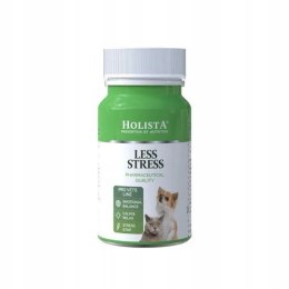 HOLISTA LESS STRESS USPOKAJAJĄCY SUPLEMENT DLA PSA I KOTA STRES LĘK 60TAB