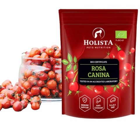 HOLISTA ROSA CANINA OWOC RÓŻY 500g DLA PSA I KOTA ODPORNOŚĆ