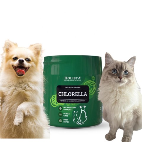 HolistaPets Chlorella dla psa i kota 100g