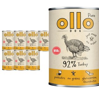 OLLO INDYK PURE TURKY 8x400 MONOBIAŁKOWY INDYK