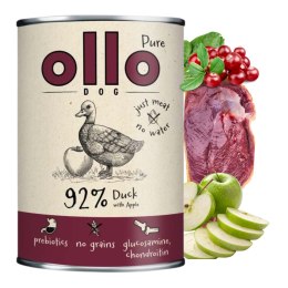 Ollo Pure Kaczka z Jabłkiem 400g