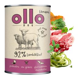 Ollo Umami Lamb & Beef - Jagniecina i Wołowina 400 g wysokomięsna karma
