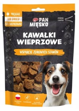 PAN MIĘSKO przysmak Kawałki Wieprzowe 80g smaczki dla psa na stawy