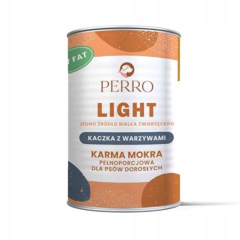 PERRO LIGHT PAKIET PRÓBNY ZESTAW SMAKÓW 4X400 JELEŃ JAGNIĘCINA KACZKA