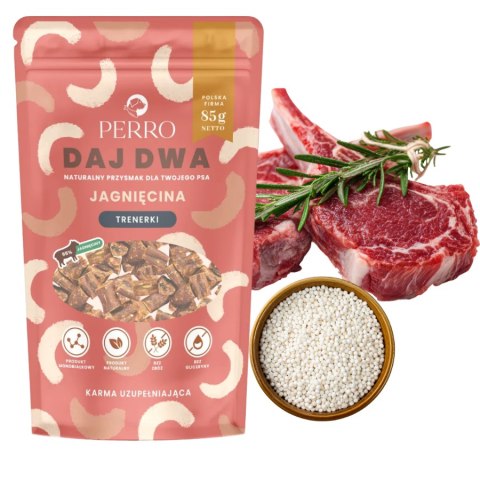 PERRO PRZYSMAKI DAJ DWA Jagnięcina Trenerki 85g