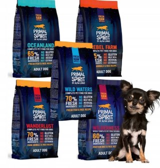PRIMAL SPIRIT ZESTAW 5x1KG KARMA DLA PSA TŁOCZONA NA ZIMNO MIX SMAKÓW