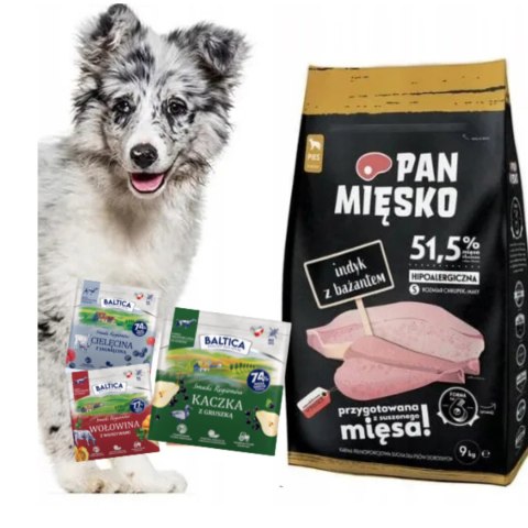 Pan Mięsko INDYK Z BAŻANTEM 9kg gratis