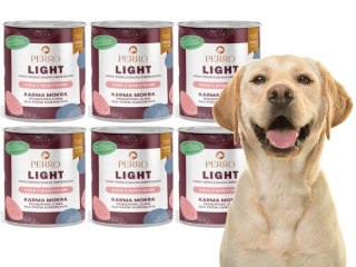 Perro LIGHT KOZA WARZYWA karma mokra dla psa 6x800 G
