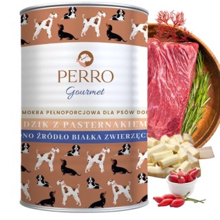 Perro - Monobiałkowa Adult - DZIK Z PASTERNAKIEM - 400g