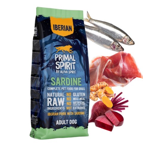 Primal Spirit Karma Półmiękka Iberian Sardine 12kg