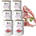 Puszki Brit Mono Protein Lamb zestaw 6x400g