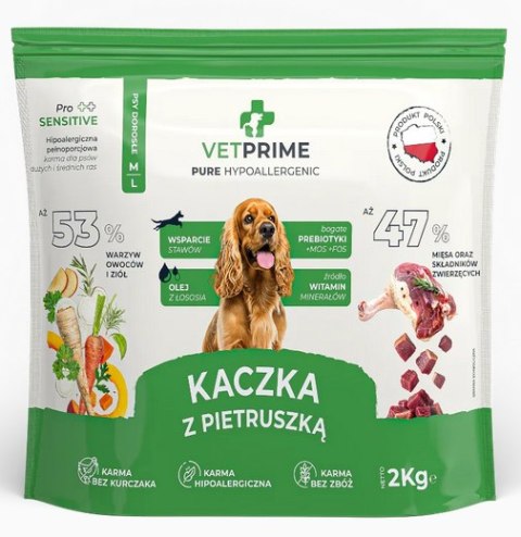 VETPRIME Kaczka z Pietruszką M/L 2kg