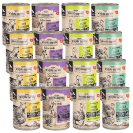 Wiejska Zagroda MIX SMAKÓW Indyk z królikiem z jagnięciną 12x400g Wywkintna Hipoalericzna