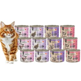 Wiejska Zagroda Zestaw Mono 12x200 MONO I DUO SMAKI DLA KOTA DOROSŁEGO