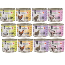 Wiejska Zagroda Zestaw dla kota 12x200 ulubione smaki monobiałkowa karma