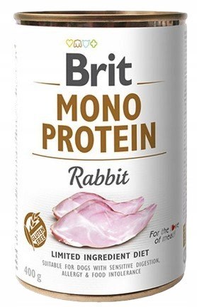 ZESTAW BRIT MONO protein MIX NAJLEPSZYCH SMAKÓW 12x400 g