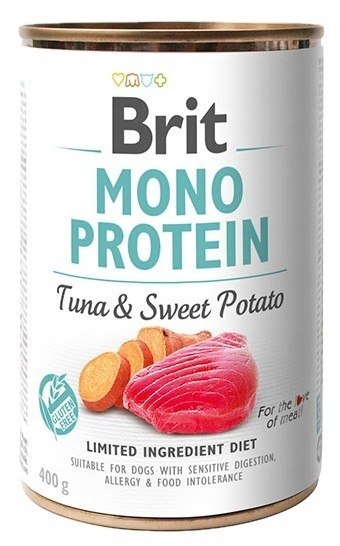 ZESTAW BRIT MONO protein MIX NAJLEPSZYCH SMAKÓW 12x400 g
