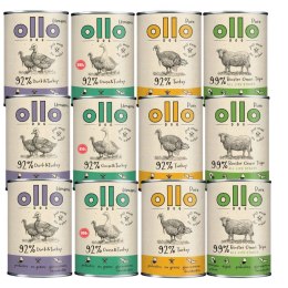 ZESTAW OLLO MIX SMAKÓW MEGA ZESTAW BOOSTER INDYK UMAMI 12X400